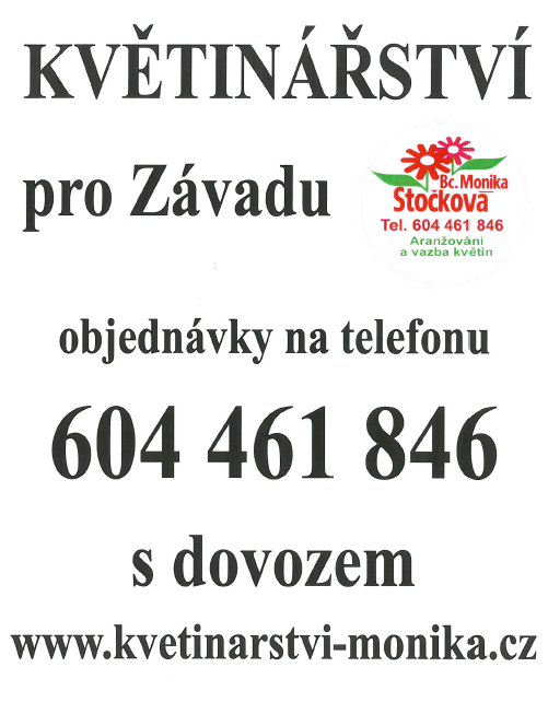Květinářství MONIKA leták